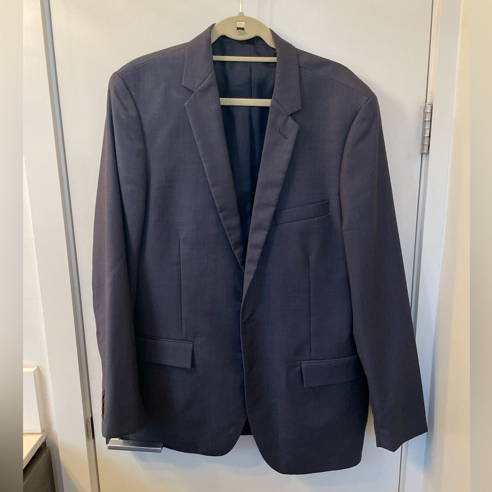 J crew navy Thompson suit jacket 44L